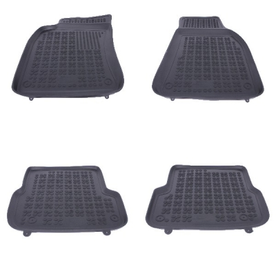 Covorase Presuri Auto Negru din Cauciuc pentru AUDI A6 4F C6 (2008-2011) Floor mat