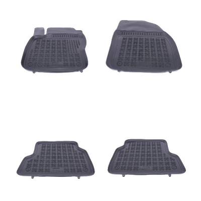 Covorase Presuri Auto Negru din Cauciuc pentru FORD Focus II 11/2004-2011