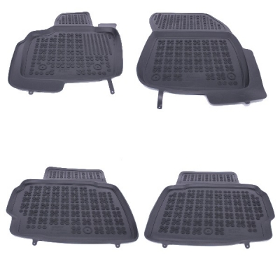 Covorase Presuri Auto Negru din Cauciuc pentru FORD Mondeo V Vignale, Mondeo V Hybrid 2014+