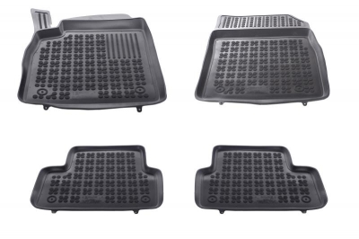 Set covorase auto din cauciuc pentru OPEL Astra J 2010-2015 , Rezaw Plast, Negru, 4 Buc-