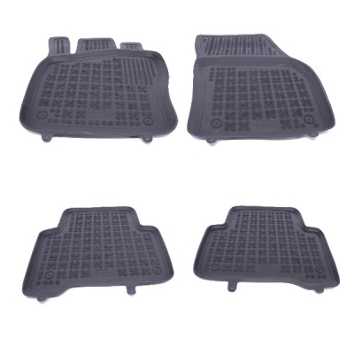 Covorase Presuri Auto Negru din Cauciuc pentru VW Tiguan II 2015+