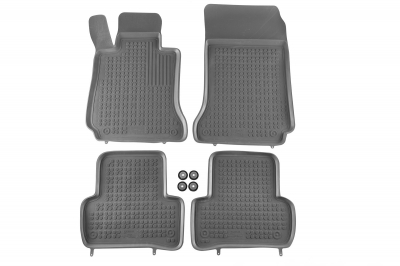 Covorase Presuri Auto Gri pentru MERCEDES W204 C-Class 2007-2014
