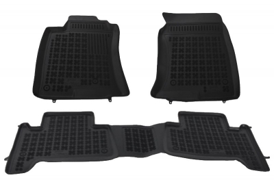 Covorase Presuri Auto Negru din Cauciuc pentru TOYOTA Land Cruiser J120 2002-2009