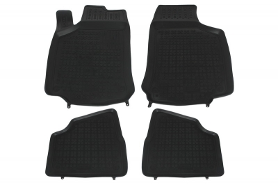 Covorase Presuri Auto Negru din Cauciuc pentru OPEL Corsa C 2000-2006