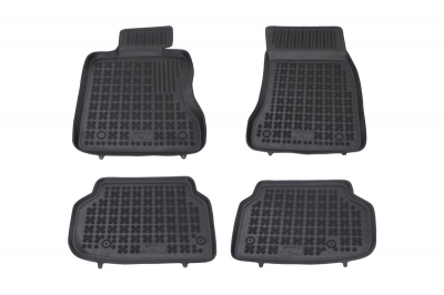 Covorase Presuri Auto Negru din Cauciuc pentru BMW seria 7 (F01) 2008-2015