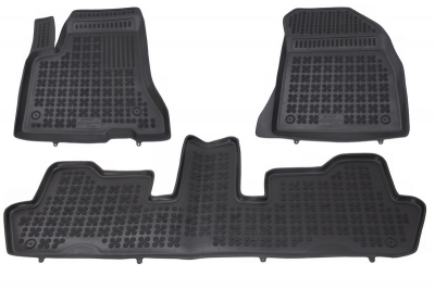Covorase Presuri Auto Negru din Cauciuc pentru CITROEN C4 Picasso, C4 Grand Picasso 10/2006-2013