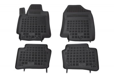 Covorase Presuri Auto Negru din Cauciuc pentru HYUNDAI i20 (2008-2014)