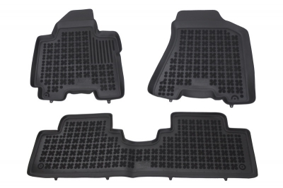 Covorase Presuri Auto Negru din Cauciuc pentru KIA Sportage II (2004-2010)