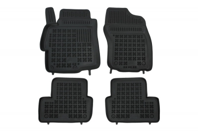 Covorase Presuri Auto Negru din Cauciuc pentru MITSUBISHI Lancer, Lancer Evo X 2007-