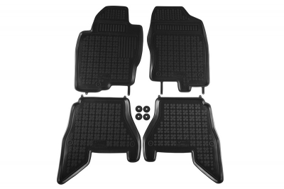Covorase Presuri Auto Negru din Cauciuc pentru NISSAN Pathfinder III 2008-2013