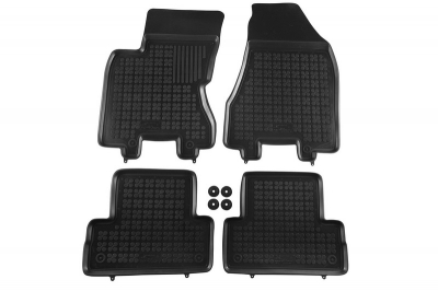 Covorase Presuri Auto Negru din Cauciuc pentru NISSAN X-Trail II 2007-2013
