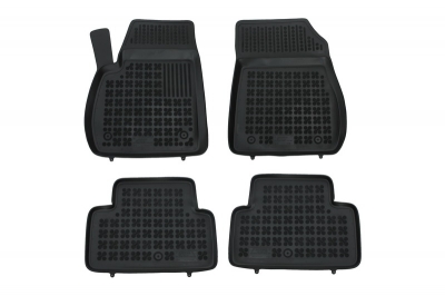 Covorase Presuri Auto Negru din Cauciuc pentru OPEL Zafira Tourer C 2012