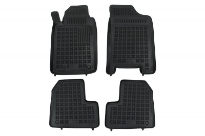 Covorase Presuri Auto Negru din Cauciuc pentru PEUGEOT 206, 206 SW 1998-2009, 206+ 2009-