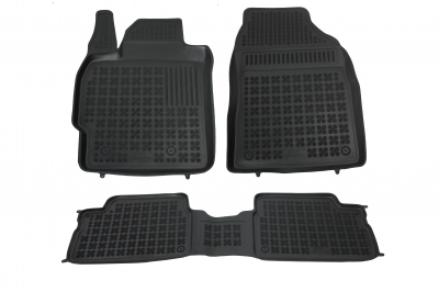 Covorase Presuri Auto Negru din Cauciuc pentru TOYOTA Auris 02/2007-2012, Corolla 10/2006-2013