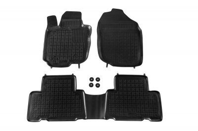 Covorase Presuri Auto Negru din Cauciuc pentru TOYOTA Rav4 2006-2012
