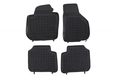 Covorase Presuri Auto Negru din Cauciuc pentru SKODA Superb II 2008-2015
