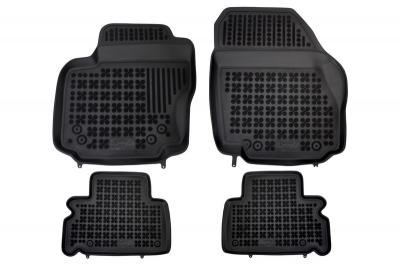Covorase Presuri Auto Negru din Cauciuc pentru FORD Galaxy, S-Max 2006-2015