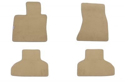 Set 4 covorase auto din mocheta, bej, pentru pentru BMW X5 (F15) 11/2013--