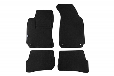Set 4 covorase auto din mocheta, negru, pentru  pentru VW Passat 08/2001-02/2005-