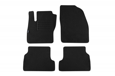 Set 4 covorase auto din mocheta, negru, pentru  pentru FORD Focus 11/2004-02/2011, Focus Turnier 2005-04/2011-