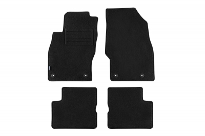 Set 4 covorase auto din mocheta, negru, pentru pentru OPEL Corsa D 10/2006-10/2014-