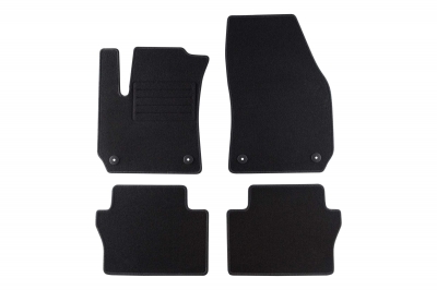 Set 4 covorase auto din mocheta, negru, pentru pentru OPEL Zafira B 07/2005-12/2014-