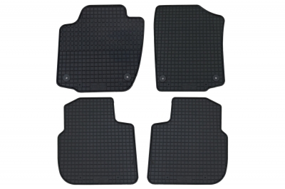 Covorase Presuri Auto Negru din Cauciuc SEAT Toledo (2013-2018) pentru SKODA Rapid (2012-) pentru SKODA Rapid Spaceback
