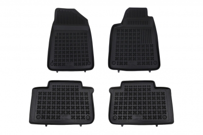 Covorase Presuri Auto Negru din Cauciuc pentru CITROEN C6 I (2005-2012)
