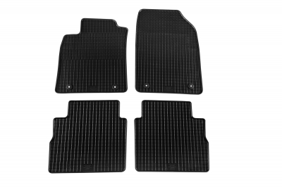 Covorase Presuri Auto Negru din Cauciuc pentru OPEL Corsa C (2000-2006)