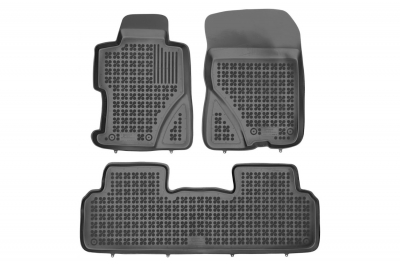 Covorase Presuri Auto Negru din Cauciuc pentru Honda Civic VIII (2006-2011) Sedan