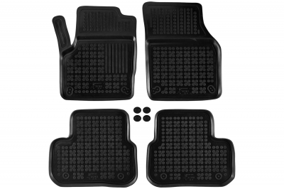 Covorase Presuri Auto Negru din Cauciuc pentru Land Rover Discovery Sport L550 (2014-Up)