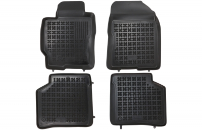 Covorase Presuri Auto Negru din Cauciuc pentru Toyota PRIUS II XW20 (2003-2009)