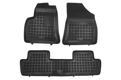 Covorase Presuri Auto Negru din Cauciuc pentru Peugeot 5008 I (2009-2017)